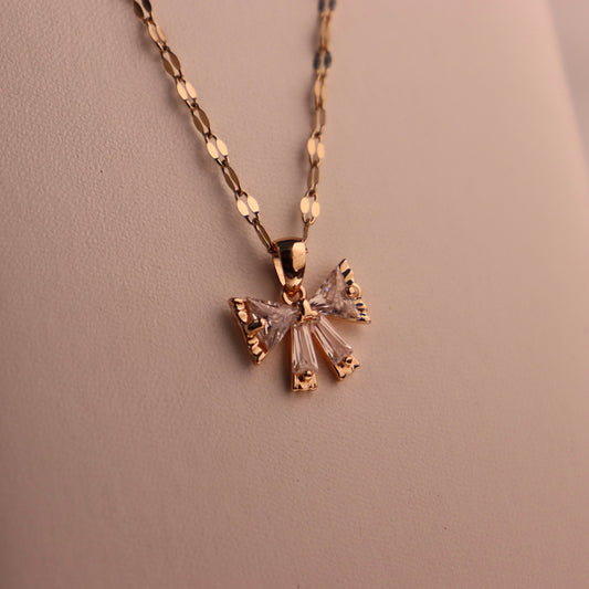 Bow Pendant Necklace